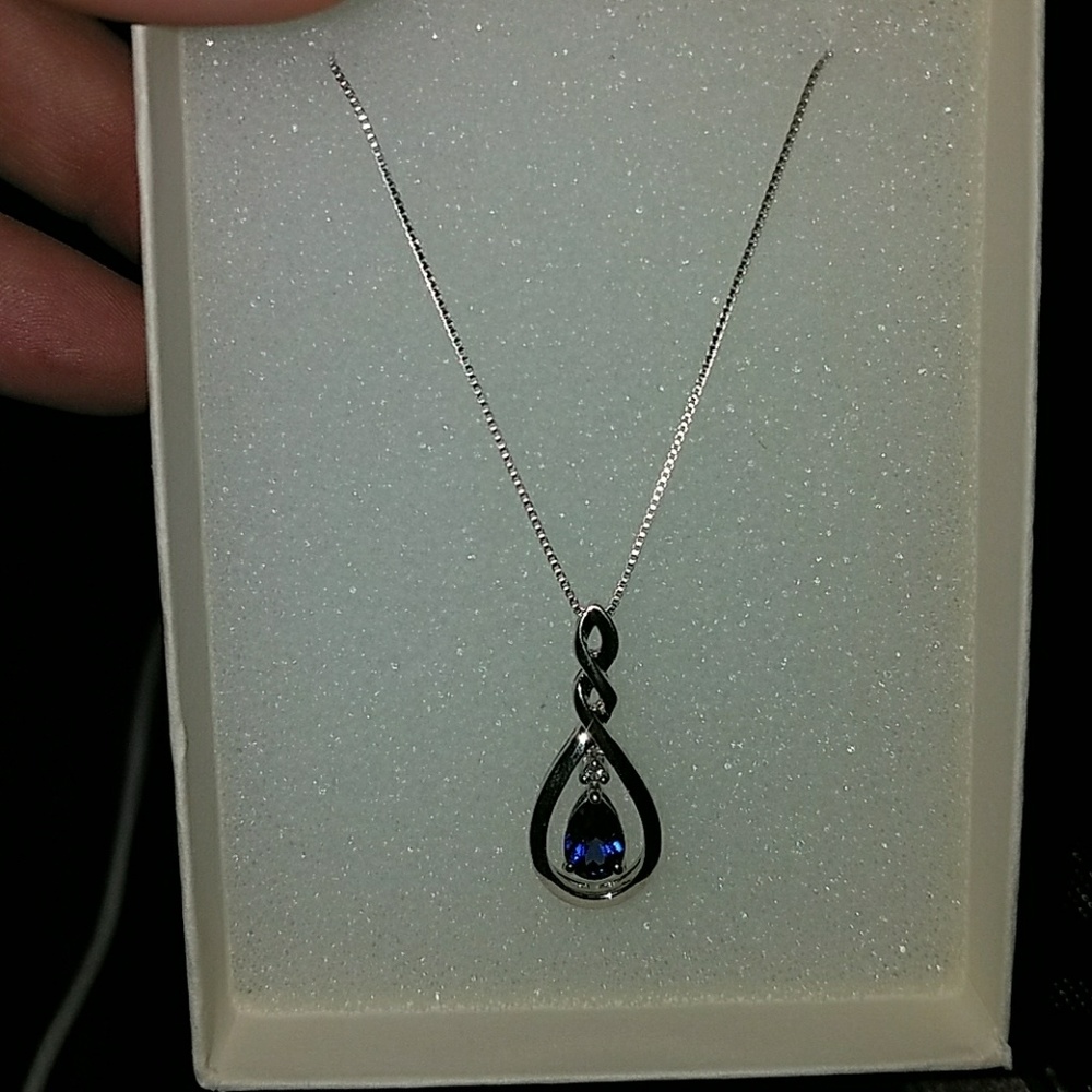 Sapphire necklace